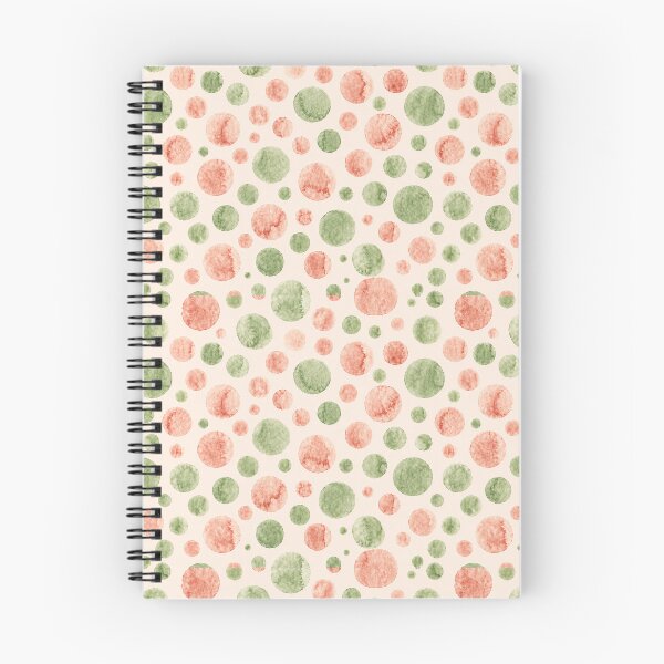 Item preview, Random Pinky-Peach and Sage Green Watercolour Polkadots/Spots designed and sold by Autistamatic.