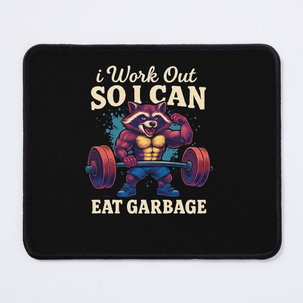 Item preview, Raccoon Workout Humor designed and sold by SiarheiYur.
