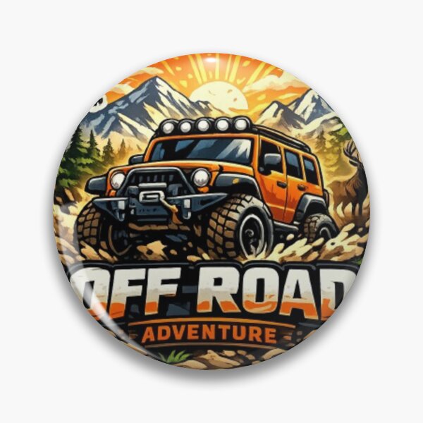 Item preview, Orange Jeep Off Road Nature Adventure designed and sold by AuraAuto.