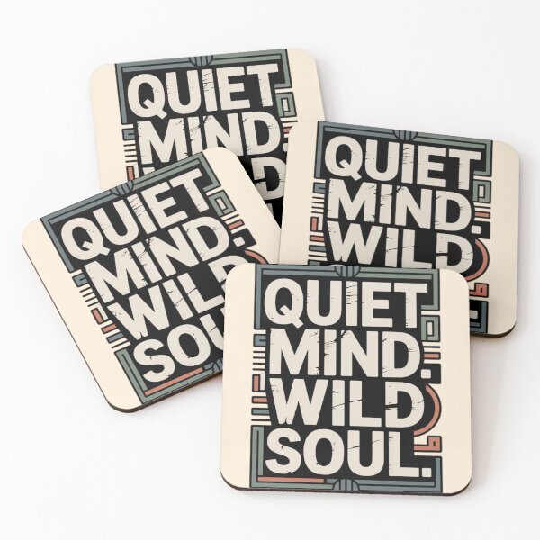 Item preview, Quiet Mind. Wild Soul designed and sold by 123ks.