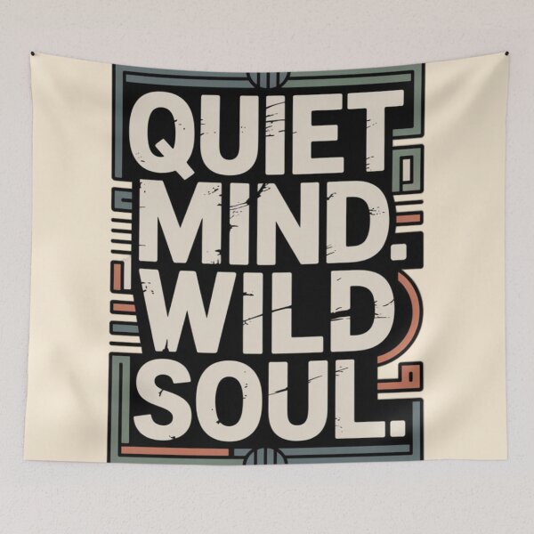 Item preview, Quiet Mind. Wild Soul designed and sold by 123ks.