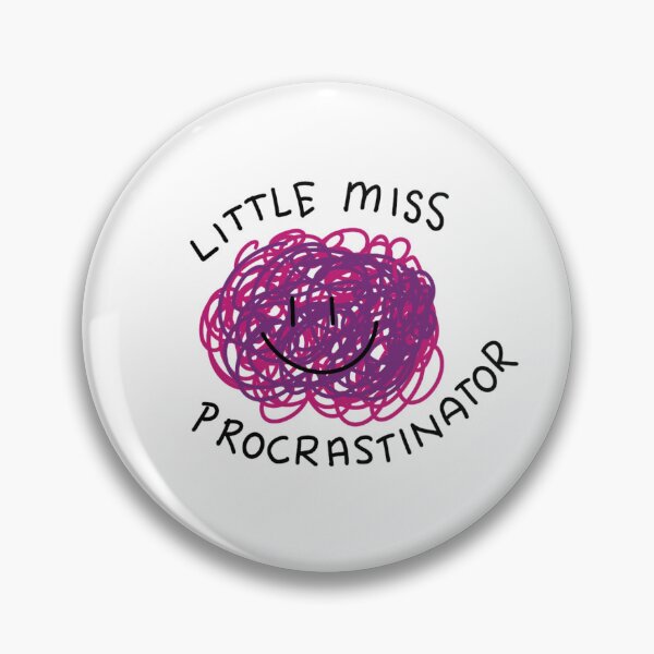 Item preview, Little miss procrastinator  designed and sold by dashlaysart.