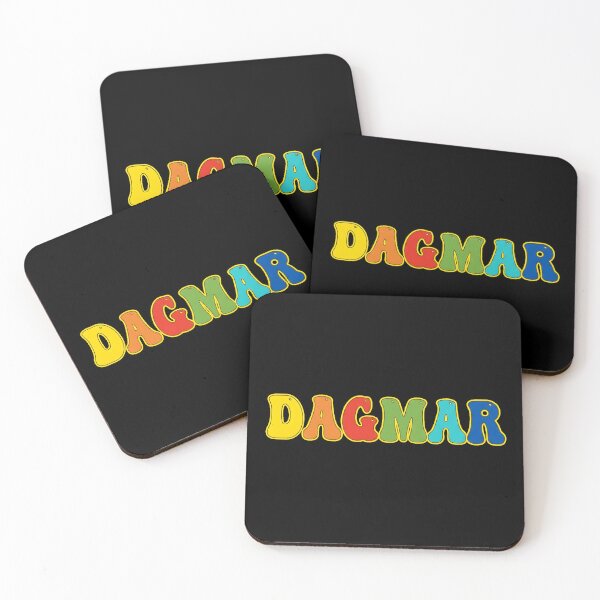 Item preview, ❤️ Dagmar Personalized Name Wavy Retro Shirt, Coffee Mug, Sticker Gift designed and sold by HelixPedia.