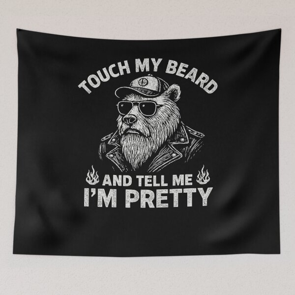 Item preview, Touch My Beard And Tell Me I’m Pretty designed and sold by SiarheiYur.