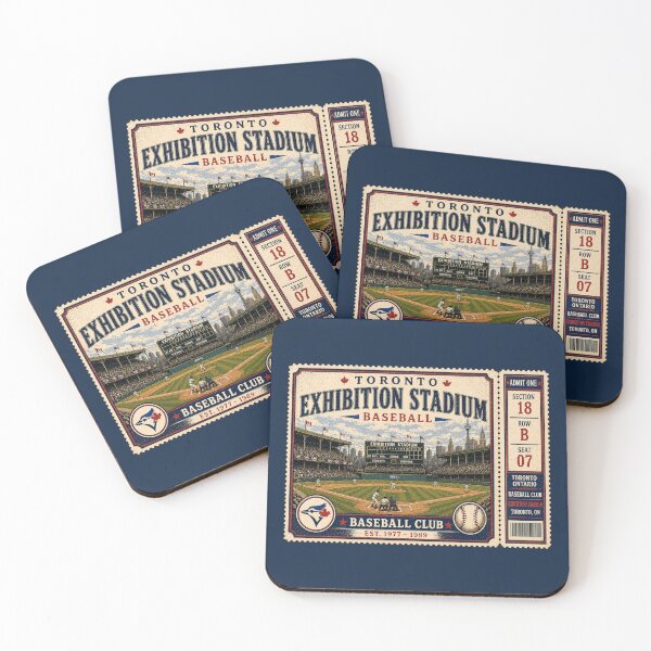 Item preview, Toronto Baseball Vintage Ticket Stub Exhibition Stadium Retro Ballpark Design designed and sold by GhostDawgs.