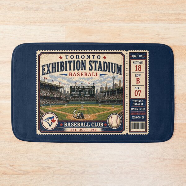 Item preview, Toronto Baseball Vintage Ticket Stub Exhibition Stadium Retro Ballpark Design designed and sold by GhostDawgs.