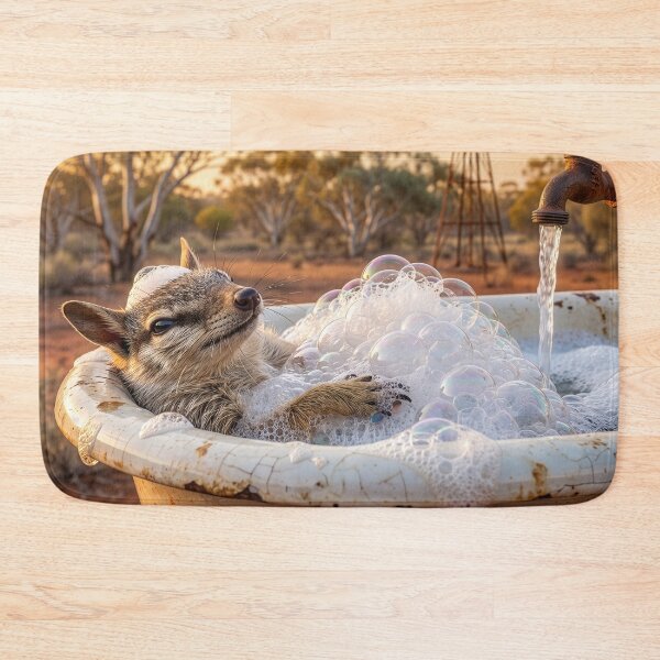 Item preview, Adorable Numbat Has a Bath in the Outback designed and sold by Tridentulus.