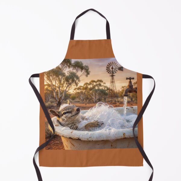 Item preview, Adorable Numbat Has a Bath in the Outback designed and sold by Tridentulus.