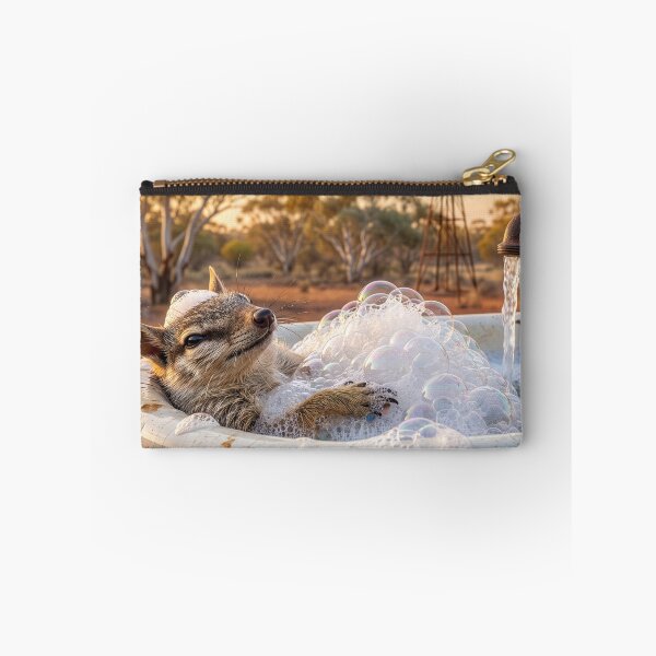 Item preview, Adorable Numbat Has a Bath in the Outback designed and sold by Tridentulus.