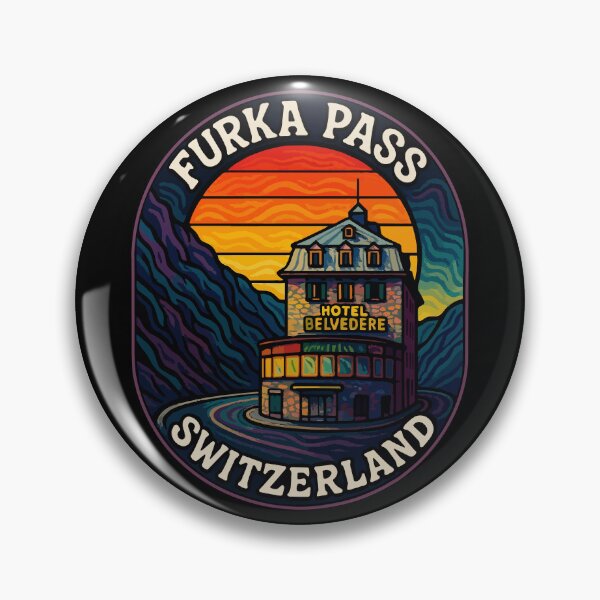 Item preview, Furka Pass Belvedere Hotel Switzerland Alpst Travel designed and sold by TomFrontierArt.