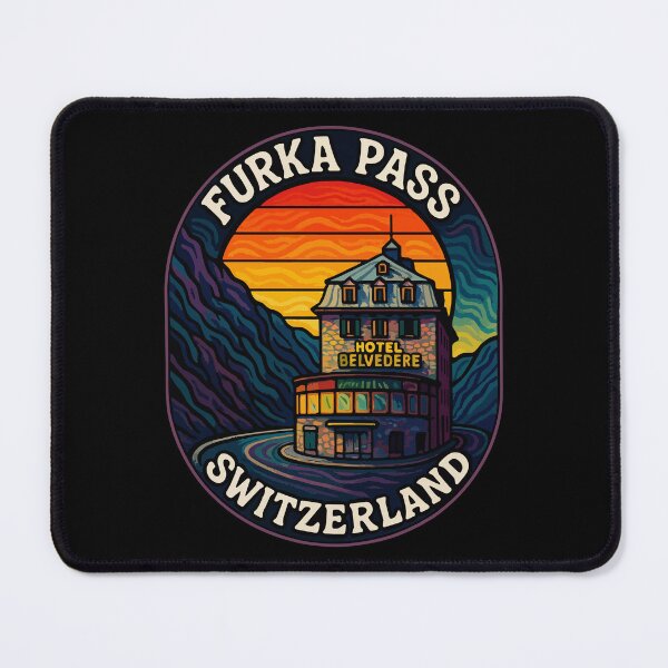 Item preview, Furka Pass Belvedere Hotel Switzerland Alpst Travel designed and sold by TomFrontierArt.