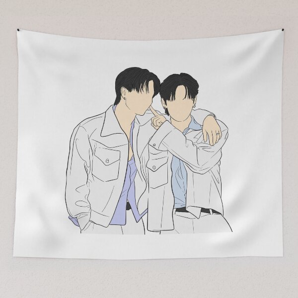 Item preview, Thai Bl series Actor Perthsanta Perth Tanapon and Santa Pongsapak designed and sold by Smuchie.