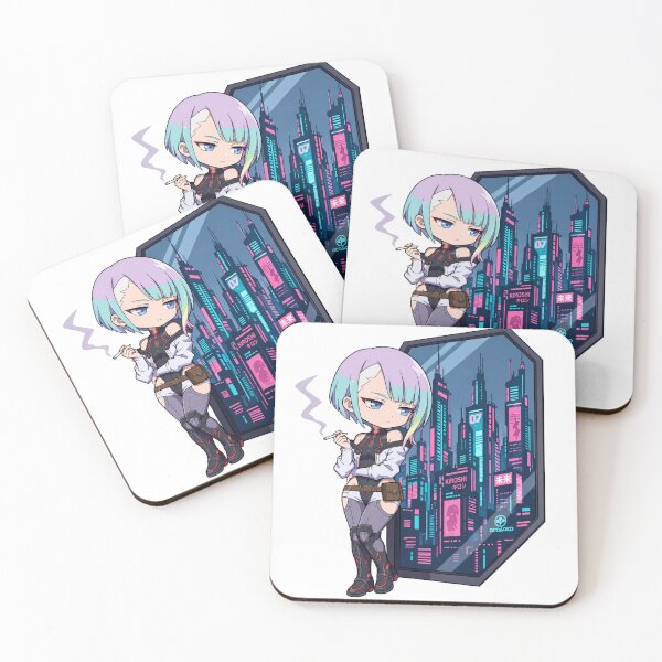 Item preview, Night City Drifter Lucy Chibi designed and sold by Void Shard Studios.