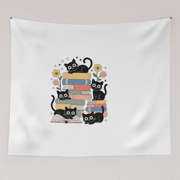 Item preview, Cats on a Bookstack designed and sold by jkrphoto.