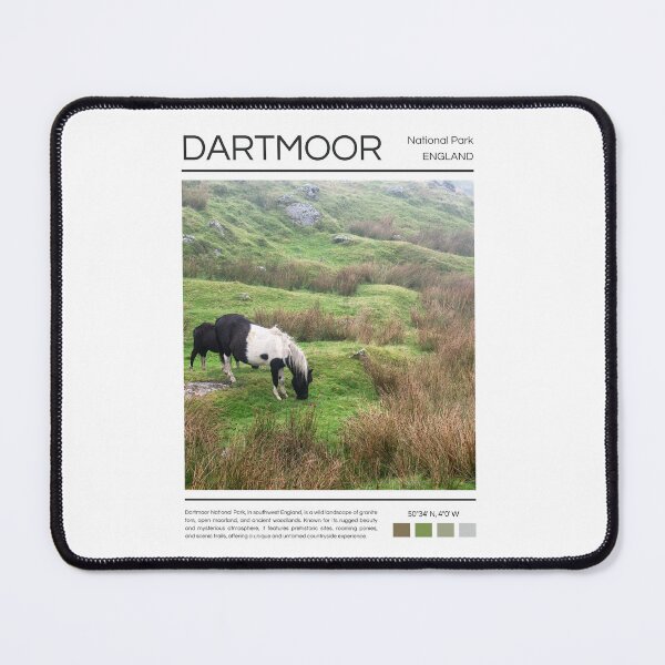 Item preview, Dartmoor National Park - England designed and sold by StudioRedKoala.