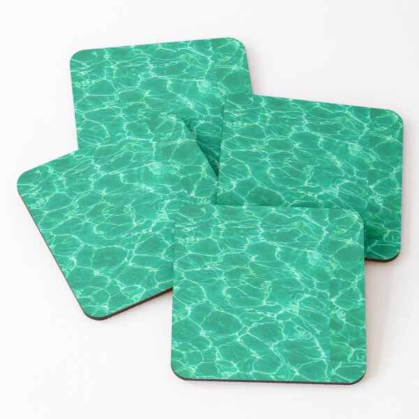 Item preview, Crystal-clear emerald waves designed and sold by Meowyy.
