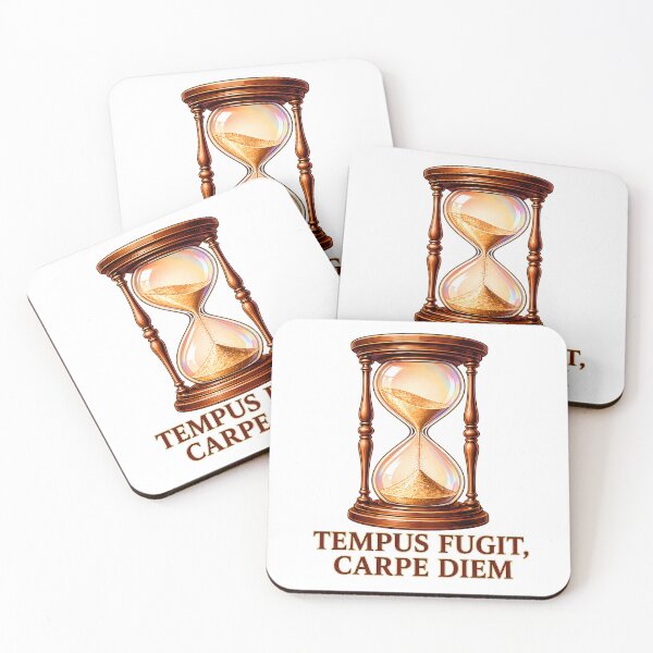 Item preview, Latin Quotes Carpe Diem Hourglass - Tempus Fugit Design designed and sold by chattsuede.
