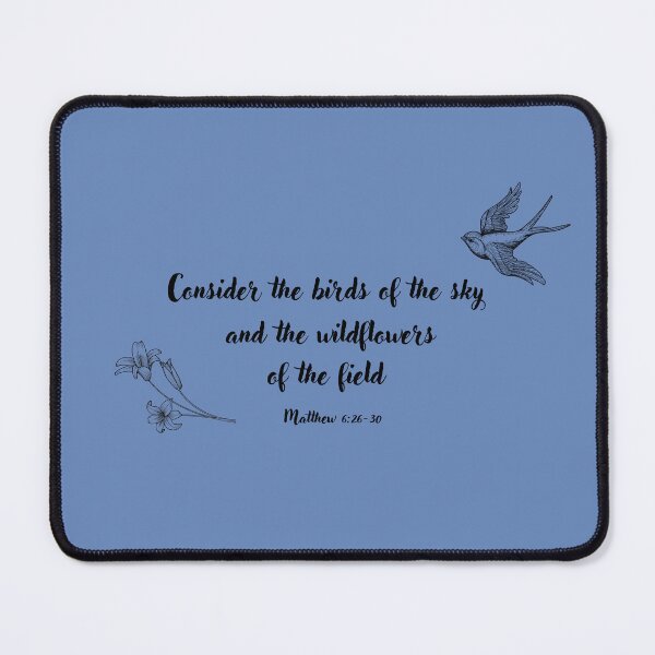 Item preview, Consider the Birds & Wildflowers (Blue) designed and sold by RoseDesigns05.