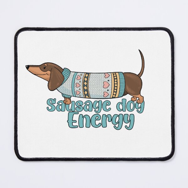 Item preview, Cute dachshund in a cosy jumper - sausage dog energy designed and sold by LittleSausage.