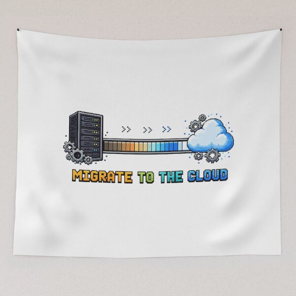 Item preview, Cloud Migration Pixel Art Developer designed and sold by chattsuede.