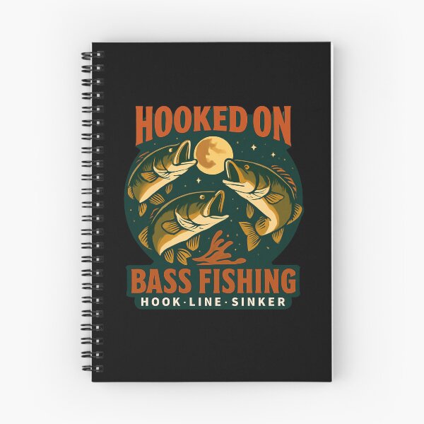 Item preview, Hooked On Bass Fishing designed and sold by SiarheiYur.