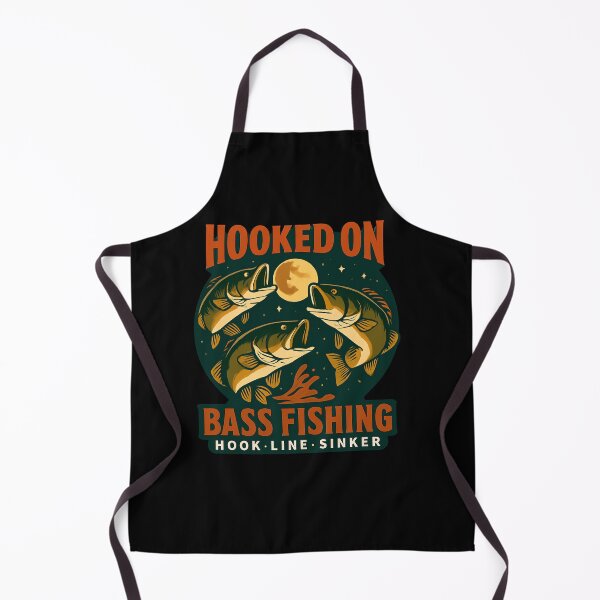 Item preview, Hooked On Bass Fishing designed and sold by SiarheiYur.