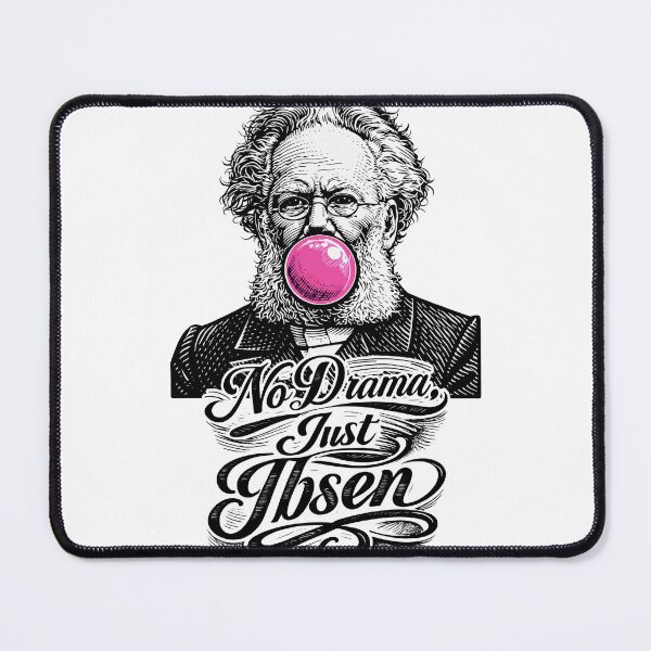 Item preview, Wall Art - Postcard - Philosophy and Literature: No Drama, Just Ibsen designed and sold by ForeverPrintsOK.