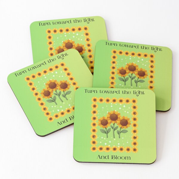 Item preview, Sunflower Sparkle design - Inspirational Selfcare quote designed and sold by RiseFemmedom.