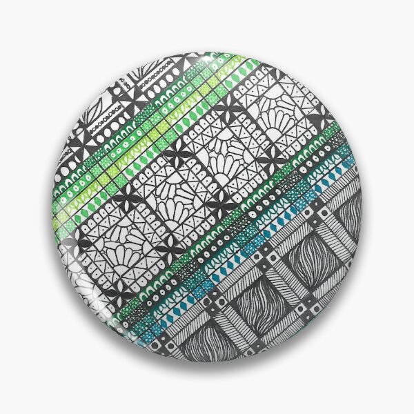 Item preview, Sonstig - Hand Drawn ASMR Geometric Mosaic Pattern designed and sold by AJPrettyObscene.