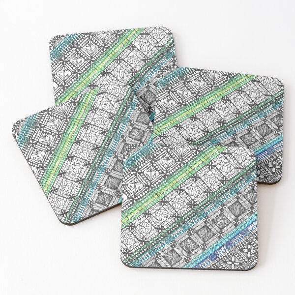 Item preview, Sonstig - Hand Drawn ASMR Geometric Mosaic Pattern designed and sold by AJPrettyObscene.