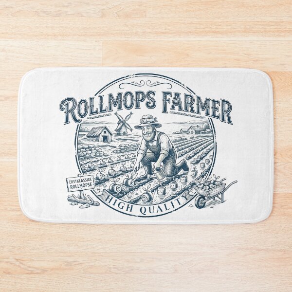 Item preview, Rollmops Farmer – Fun Angler & Fish Lover Design designed and sold by HoshisWorld2018.