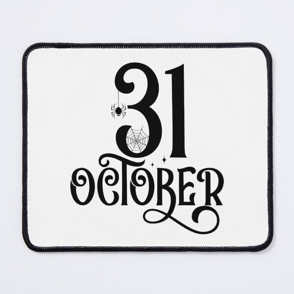 Item preview, 31 October Halloween - Spooky Festive Minimalist Horror Spirit Gift designed and sold by FuzionRaptor.