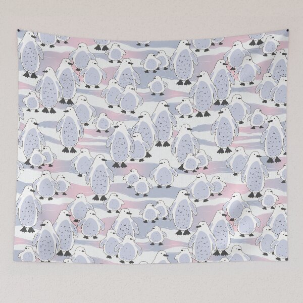 Item preview, Albino Penguins in a Winter Drift designed and sold by Alex  Blud.
