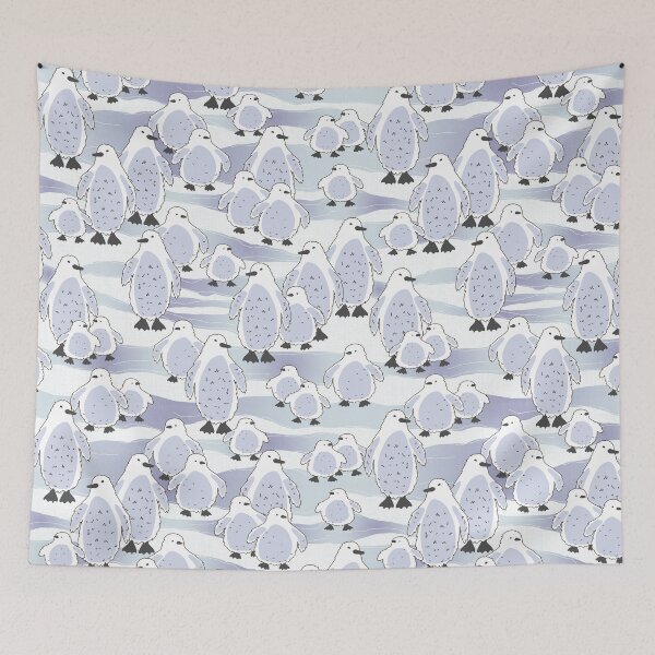 Item preview, Albino Penguins in a Winter Drift designed and sold by Alex  Blud.