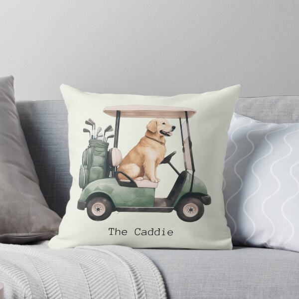 Item preview, The Caddie - Golden Retriever designed and sold by ZogDog Pro.