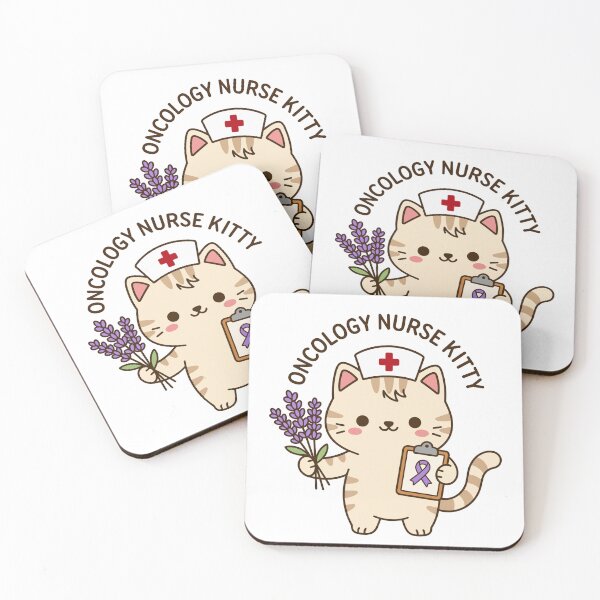 Item preview, Oncology Nurse Kitty – Cute Cancer Care Nurse Cat designed and sold by officinelala.