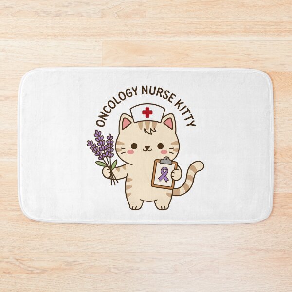 Item preview, Oncology Nurse Kitty – Cute Cancer Care Nurse Cat designed and sold by officinelala.