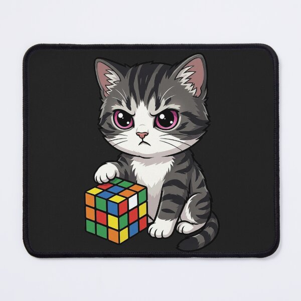 Item preview, Cat-atonic Cube Cruncher designed and sold by CleverCulture.