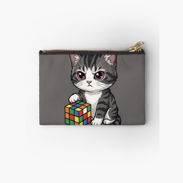Item preview, Cat-atonic Cube Cruncher designed and sold by CleverCulture.