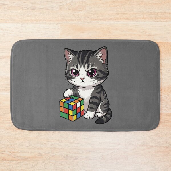 Item preview, Cat-atonic Cube Cruncher designed and sold by CleverCulture.