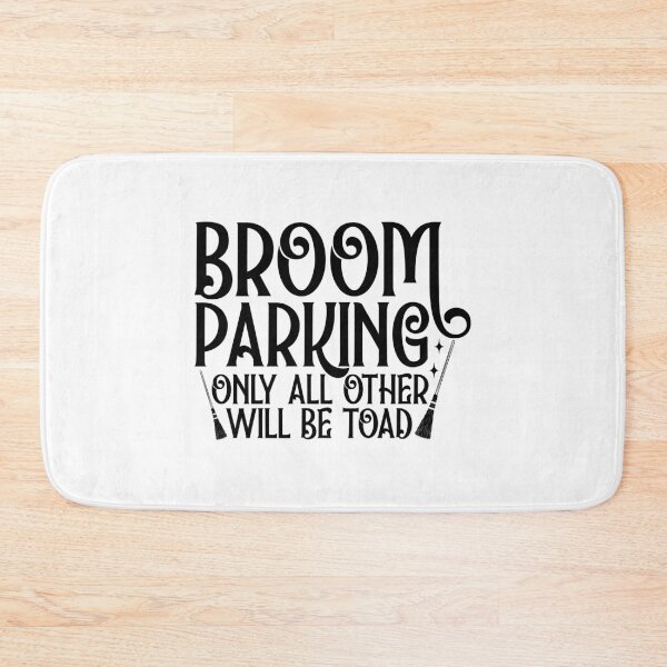 Item preview, Broom Parking Only Toad - Funny Spooky Festive Witch Halloween Gift designed and sold by FuzionRaptor.