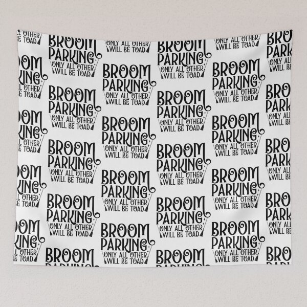 Item preview, Broom Parking Only Toad - Funny Spooky Festive Witch Halloween Gift designed and sold by FuzionRaptor.