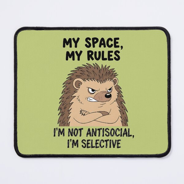 Item preview, Personal Space Defender Hedgehog designed and sold by UrbanPrts.