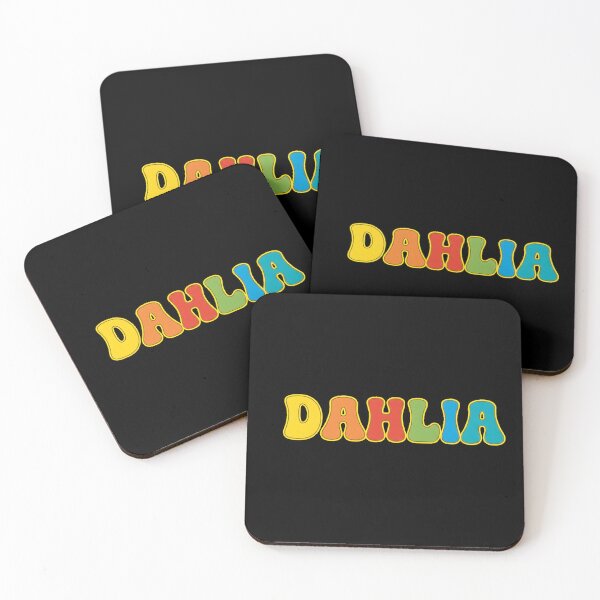Item preview, ❤️ Dahlia Personalized Name Wavy Retro Shirt, Coffee Mug, Sticker Gift designed and sold by HelixPedia.