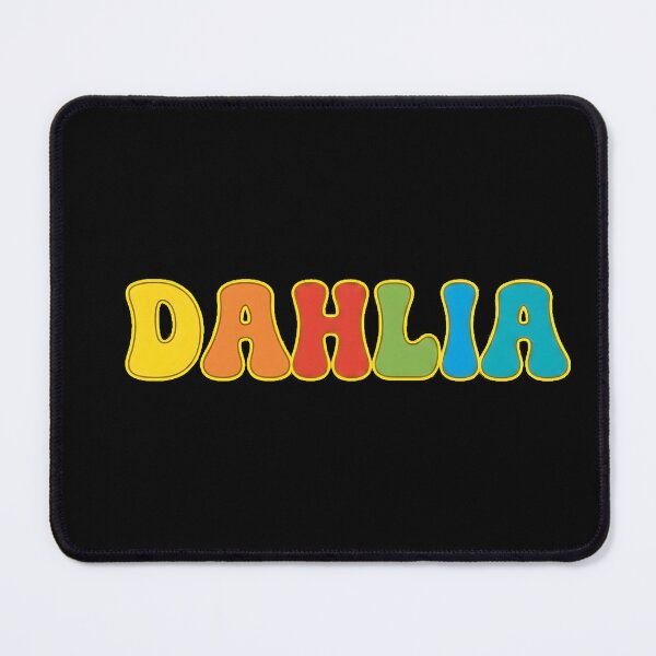 Item preview, ❤️ Dahlia Personalized Name Wavy Retro Shirt, Coffee Mug, Sticker Gift designed and sold by HelixPedia.