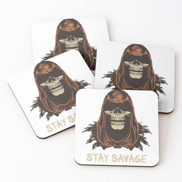 Item preview, Stay Savage Skull Streetwear T-Shirt – Rebel Gothic Graphic designed and sold by AM.87.