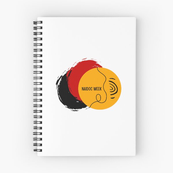 Item preview,  NAIDOC Week Aboriginal Flag Minimal Abstract Design designed and sold by RokaCircles.