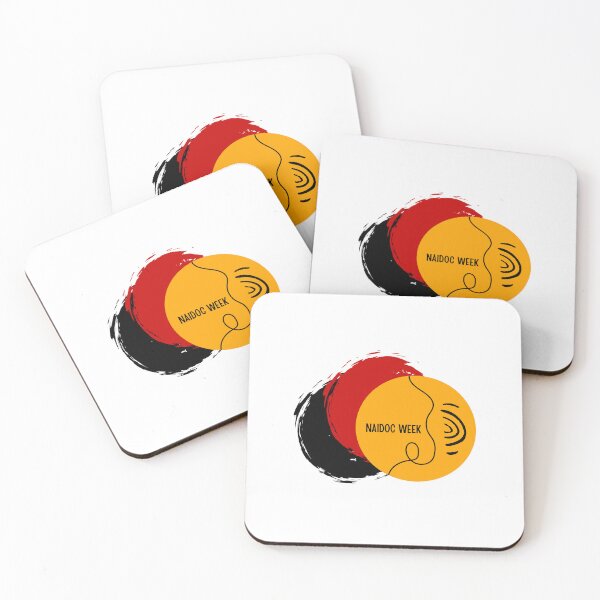 Item preview,  NAIDOC Week Aboriginal Flag Minimal Abstract Design designed and sold by RokaCircles.