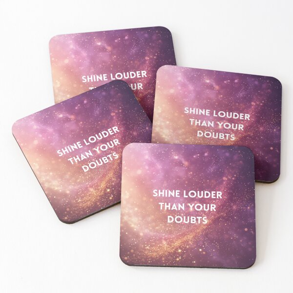 Item preview, Pink galaxy themed design- Inspirational quote for women designed and sold by RiseFemmedom.