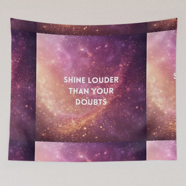 Item preview, Pink galaxy themed design- Inspirational quote for women designed and sold by RiseFemmedom.